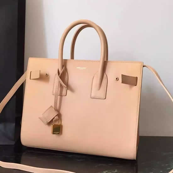 Replica Saint Laurent Small Sac De Jour Bag In Beige Leather